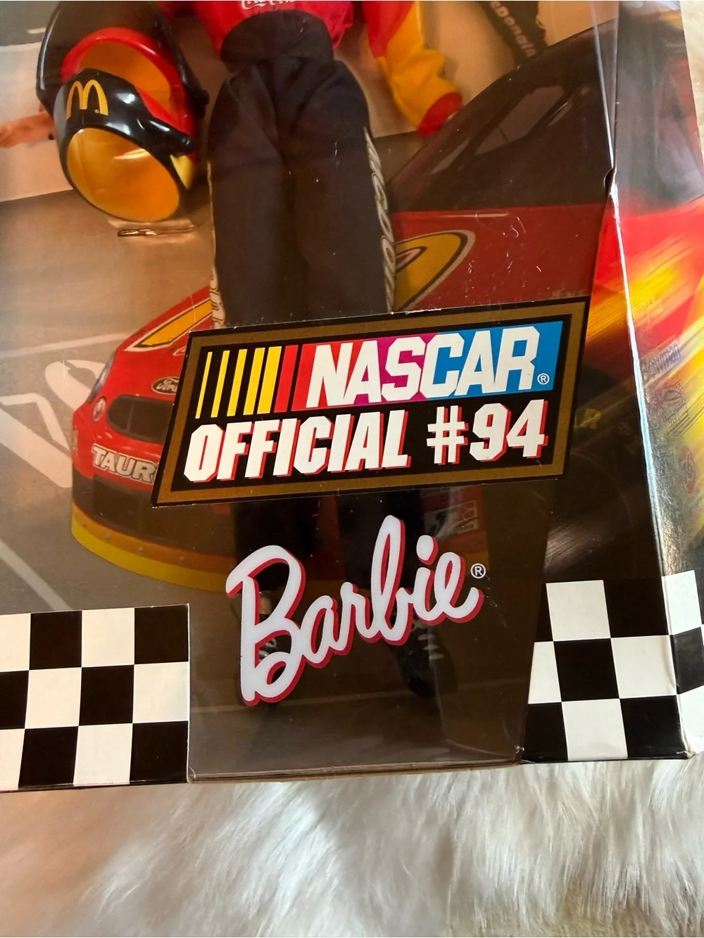 Barbie NASCAR #94 McDonald's Red and Black Racing Doll